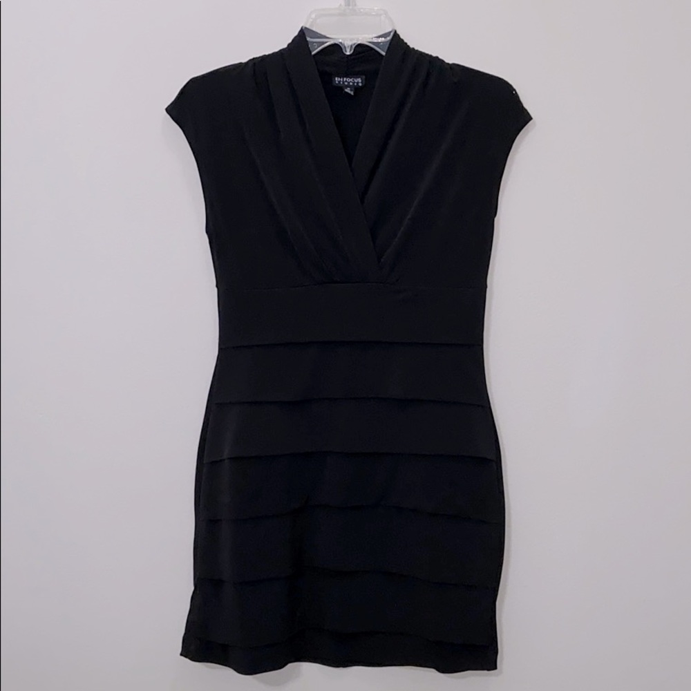 Black cocktail dress